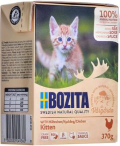 Cat food Bozita Chunks in sauce with Chicken for Kitten 370g