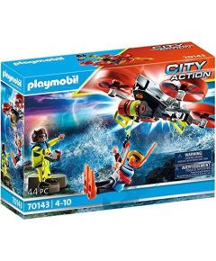 Playmobil Ratowanie Nurka Dronem (70143)