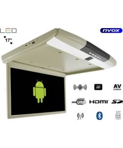 Monitor Nvox Monitor podwieszany podsufitowy led 17cali z systemem android usb fm bt wifi 12v/24v