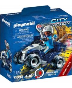 Playmobil PLAYMOBIL 71092 Police Speed Quad Construction Toy