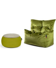 Qubo Chillin Set KALA + JUST TABLE + JUST TOP Olivine FRESH Wood