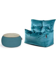 Qubo Chillin Set KALA + JUST TABLE + JUST TOP Indigo FRESH Wood