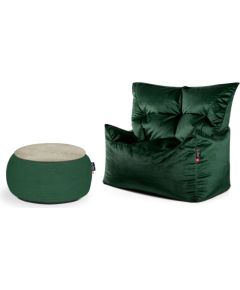 Qubo Chillin Set KALA + JUST TABLE + JUST TOP Emerald FRESH Wood