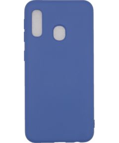 Evelatus Samsung  Galaxy A20E Nano Silicone Case Soft Touch TPU Dark Blue