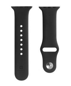 Evelatus   Apple Watch 38/40/41mm Silicone Loop Watch Straps (110mm S/M) Black