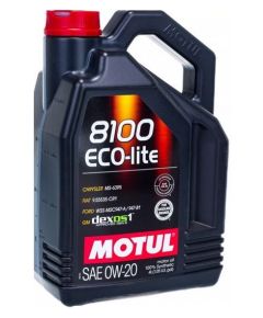 Motul 8100 Eco-lite 0W20 4L Honda Mazda Subaru SM/CF