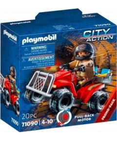 Playmobil PLAYMOBIL 71090 Fire Brigade Speed Quad Construction Toy