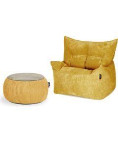 Qubo Chillin Set KALA + JUST TABLE + JUST TOP Gatsby FEEL Wood