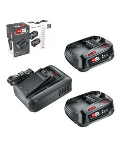 Piederumu komplekts Bosch Starter Set 18V; 18 V; 2x2,5 Ah akum.