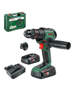 Urbjmašīna-skrūvgriezis Bosch AdvancedDrill 18V-80 QuickSnap; 18 V; 2x2,5 Ah akum.