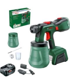 Krāsas smidzinātājs Bosch AdvancedSpray 18V-500; 18 V; 1x4,0 Ah akum.