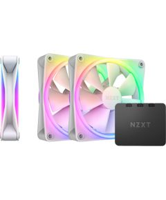 NZXT F120 RGB DUO Triple 120x120x25, case fan (white, pack of 3, incl. RGB controller)