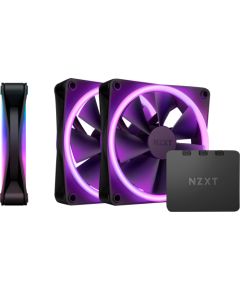 NZXT F120 RGB DUO Triple 120x120x25, case fan (black, pack of 3, incl. RGB controller)