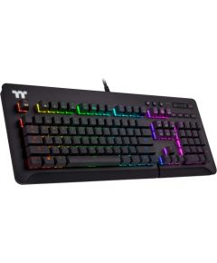 DE layout - Thermaltake Level 20 GT RGB, gaming keyboard (black, Cherry MX RGB Speed Silver)