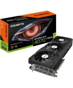 Graphics Card GIGABYTE NVIDIA GeForce RTX 4070 Ti SUPER 16 GB GDDR6X 256 bit PCIE 4.0 16x GPU 2655 MHz Triple slot Fansink 1xHDMI 3xDisplayPort GV-N407TSWF3MAXOC-16GD