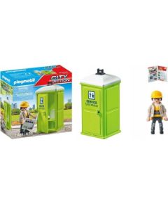 Playmobil Zestaw z figurką City Action 71435 Mobilna toaleta