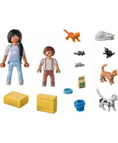 Playmobil Zestaw z figurkami Country 71309 Rodzina kotków