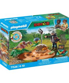 Playmobil Zestaw figurek Dinos 71526 Gniazdo Stegosaurusa i złodziej jaj