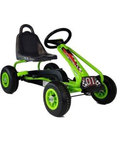 LeanToys Gokart na Pedały G201 Zielony