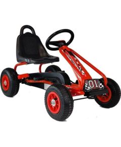 LeanToys Gokart na Pedały G201 Czerwony