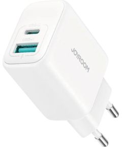 Joyroom   20W Dual-Port (USB A+ USB C) Charger (EU) White