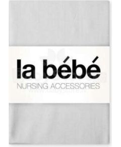 La Bebe™ Nursing La Bebe™ Satin 100x135  Light grey Bērnu kokvilnas virspalags 100 x135 cm