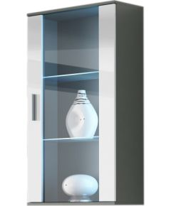 Cama Meble Cama hanging display cabinet SOHO grey/white gloss