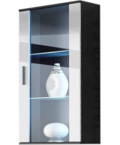 Cama Meble Cama hanging display cabinet SOHO black/white gloss