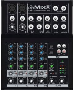 Mackie Mackie Mix8, 8 channels, Black