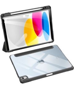 Dux Ducis   Toby case for iPad 10.9'' 2022 (10 gen.) cover with space Pencil stylus smart cover stand Black