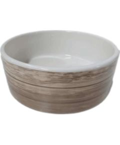 Yarro Miska Ceramiczna Dla Psa Kota Motyw Drewna 16x6cm 0.5l