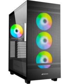 Sharkoon Rebel C50 RGB, tower case (black, tempered glass)