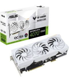 ASUS TUF Gaming TUF-RTX4070TIS-O16G-BTF-WHITE NVIDIA GeForce RTX 4070 Ti SUPER 16 GB GDDR6X