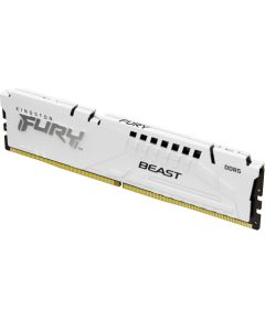 KINGSTON DDR5 16GB 6400MT/s CL32 DIMM FURY Beast White XMP