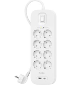 Belkin SRB003VF2M surge protector White 8 AC outlet(s) 2 m