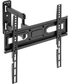 JVC Free-tilt design: simplifies adjustment for better visibility and reduced glareSwivel mechanism provides maximum viewing flexibilitySpirit level ensures perfect positioningConvenient cable holder. 32-55". Max 35kg.