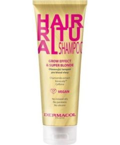 Dermacol Hair Ritual Shampoo szampon do włosów blond Grow Effect & Super Blonde 250ml