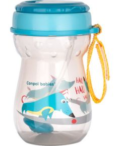 CANPOL BABIES innovative sport cup with flip-top straw 350ml, 56/518