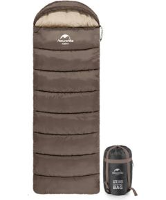 Naturehike ENVELOPE STYLE sleeping bag with hood U150 (gray)