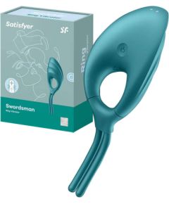 Vibrating ring Satisfyer Swordsman (green)