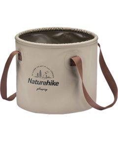 Naturehike 10L round collapsible bucket NH20SJ040 light brown