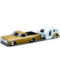 MAISTO DIE CAST 1941 automašīna treileris ceļošanai Tow & Go 1:64, 15368