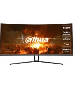 Monitor Dahua Technology Dahua Technology LM34-E330C monitor komputerowy 86,4 cm (34") 3440 x 1440 px UltraWide Quad HD LCD Czarny, Czerwony