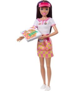 Lalka Barbie Mattel BRB DOSTAWCZYNI PIZZY 1 PRACA SKIPPER HTK36 WB4