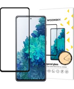 Wozinsky -  Wozinsky Tempered Glass Full Glue Super Tough Screen Protector Full Coveraged with Frame Case Friendly for Samsung Galaxy S20 FE black