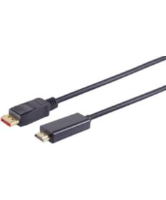 Kabelis Brackton DisplayPort Male - HDMI Male 1.0m Black