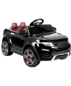 Lean Cars Ride Nn Car HL1618 Black Lights EVA-Wheels 2.4G Leather Seats FM USB SD