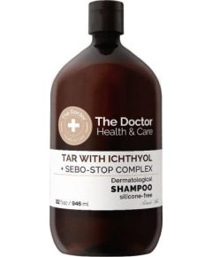 THE DOCTOR_Health & Care szampon do włosów przeciw przetłuszczaniu Dziegieć + Ichthyol + Sebo-Stop Complex 946ml