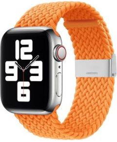 iLike Apple  Watch 42/44/45mm Braided Fabric Strap Orange