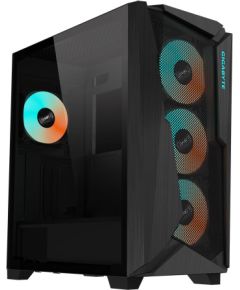 Case GIGABYTE C301G V2 BLACK MidiTower Case product features Transparent panel Not included ATX EATX MicroATX MiniITX Colour Black C301GV2